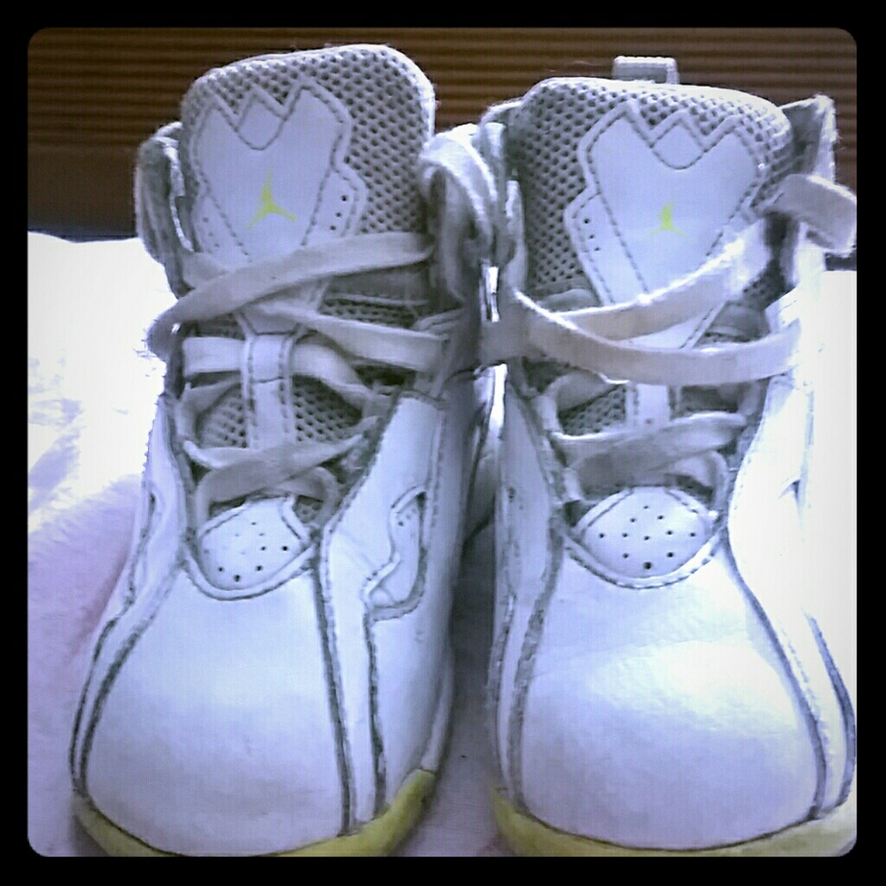 Jordan flight sneakers.